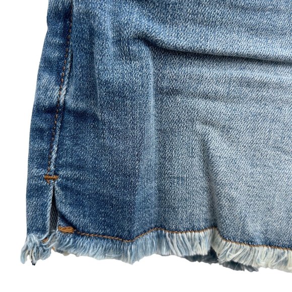 NEW SEE THRU SOUL Distressed High Rise Boyfriend Cut-off Short Size 29 33W 0029 - Picture 7 of 8